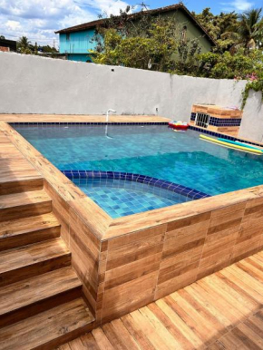 Casa espaçosa em Mongaguá, piscina 5x5